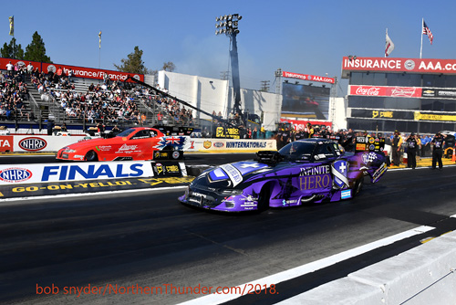 Jack Beckman (near lane) - Jeff Arend (far lane) - F/C